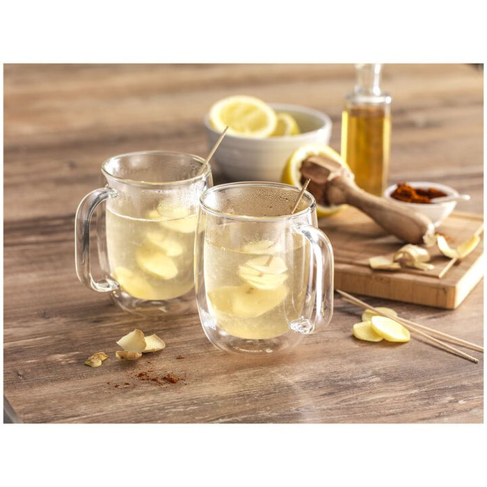 39500-095 Sorrento Double Wall Mug Set 2