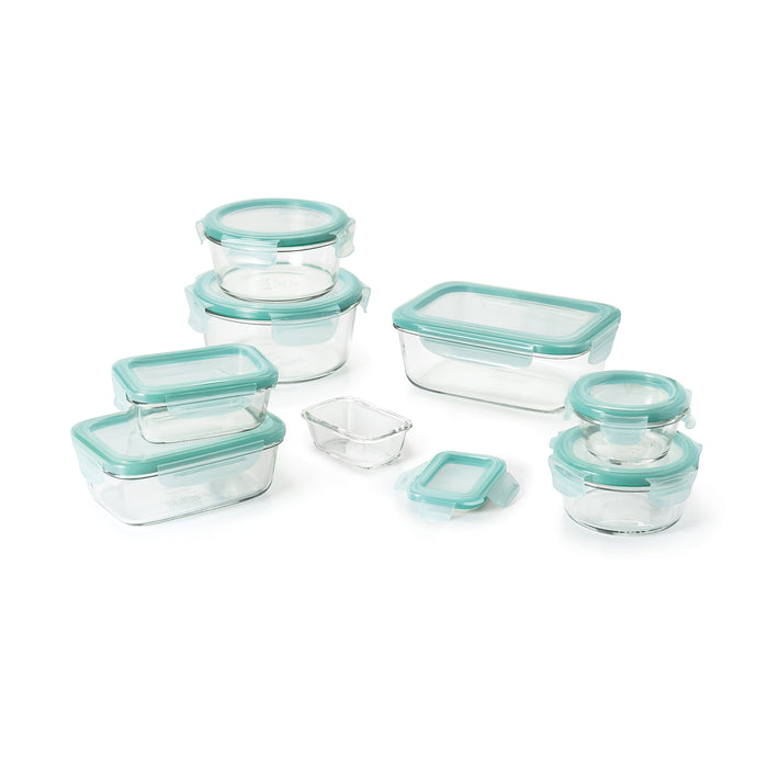 11321200 16pc Smart Seal Glass Container