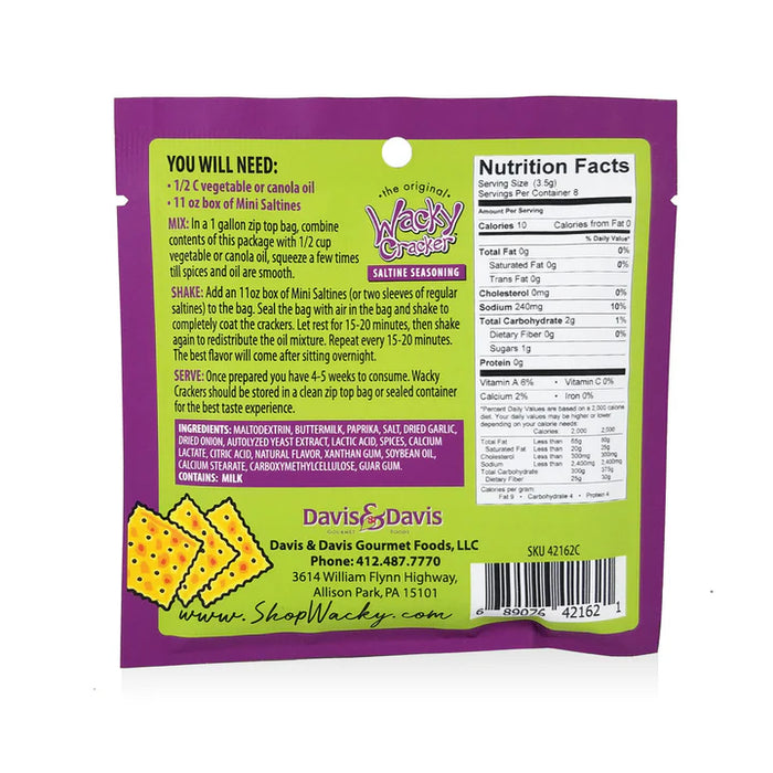 42162 Original Wacky Crackers