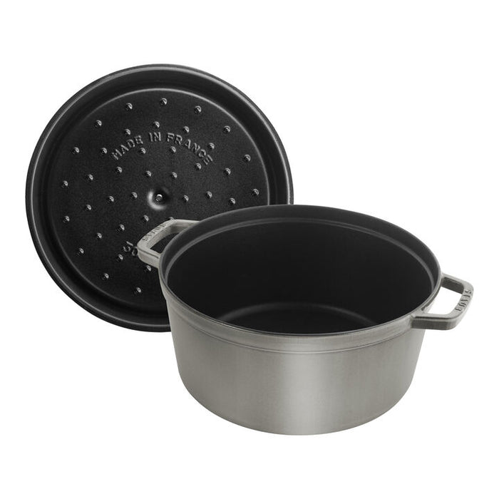 1003199 Staub 4qt Dutch Oven Graphite Grey