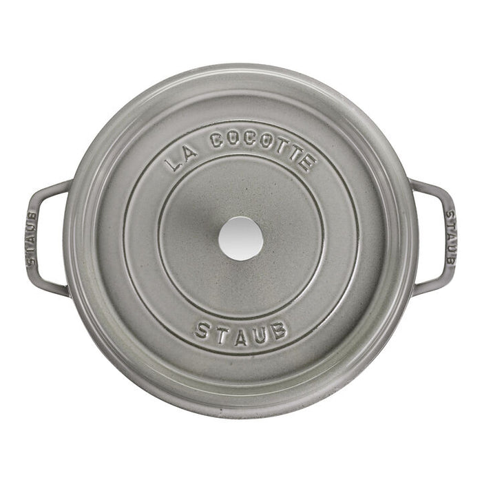 1003199 Staub 4qt Dutch Oven Graphite Grey