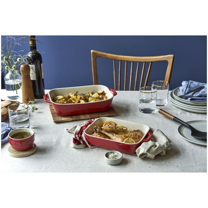 40508-627 Staub 2pc Ovenware Cherry