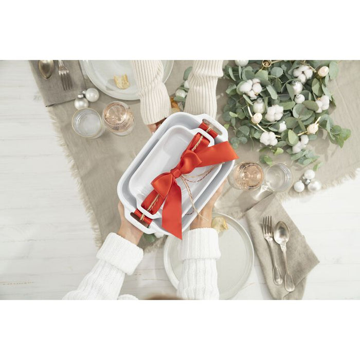 4008-636 Staub 2pc Ovenware White