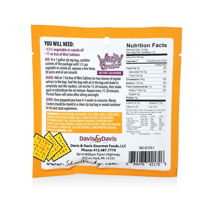 42170 Cheesy Garlic Crackers