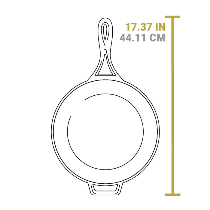 BL49SK Blacklock 49 Deep Skillet w/Lid