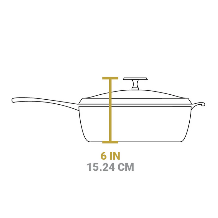 BL49SK Blacklock 49 Deep Skillet w/Lid