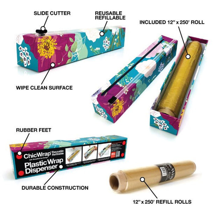 4012 Spring Flowers Chic Wrap