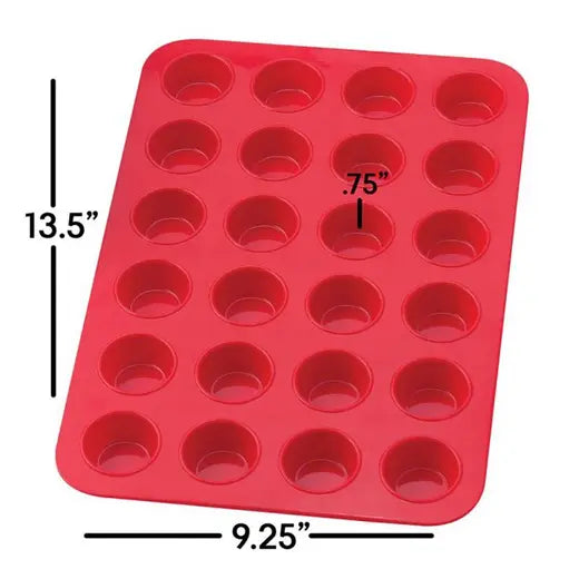 43631 24cup Silicone Mini Muffin