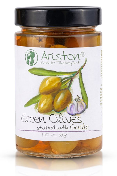 582 Green GarlicStuffed Olives