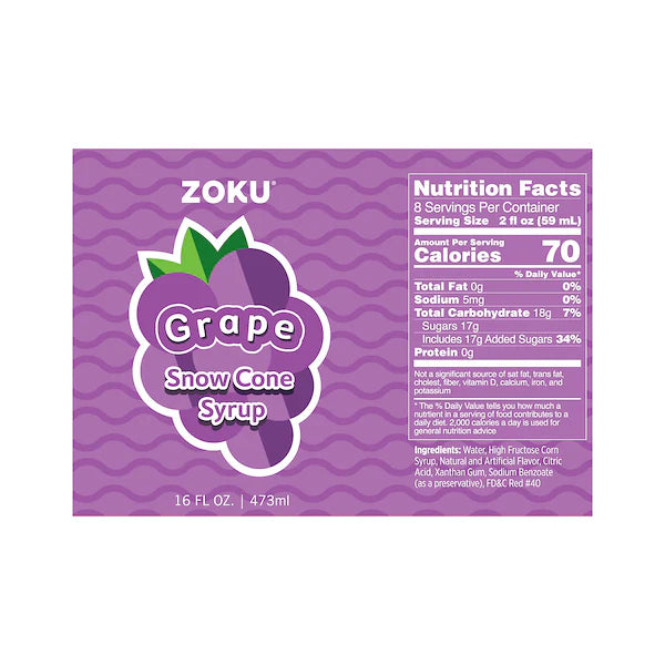 ZK195 Snow Cone Syrup